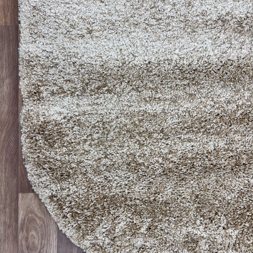 Shaggy ultra s600 dark beige ОВАЛ